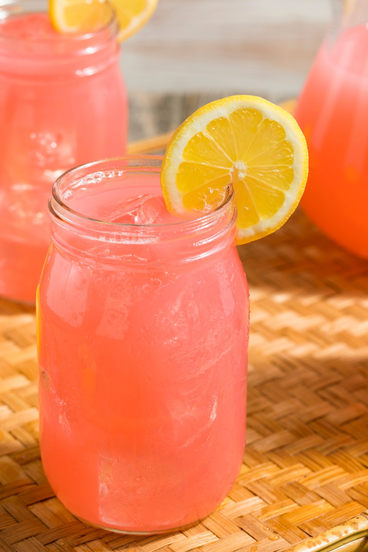Homemade Fresh Pink Lemonade